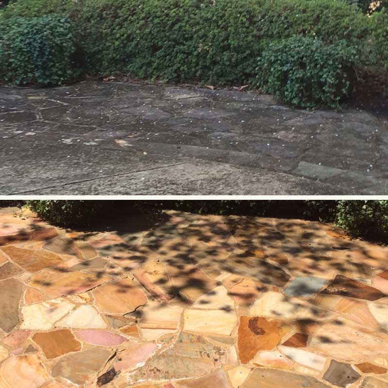 see the power of pressure washing